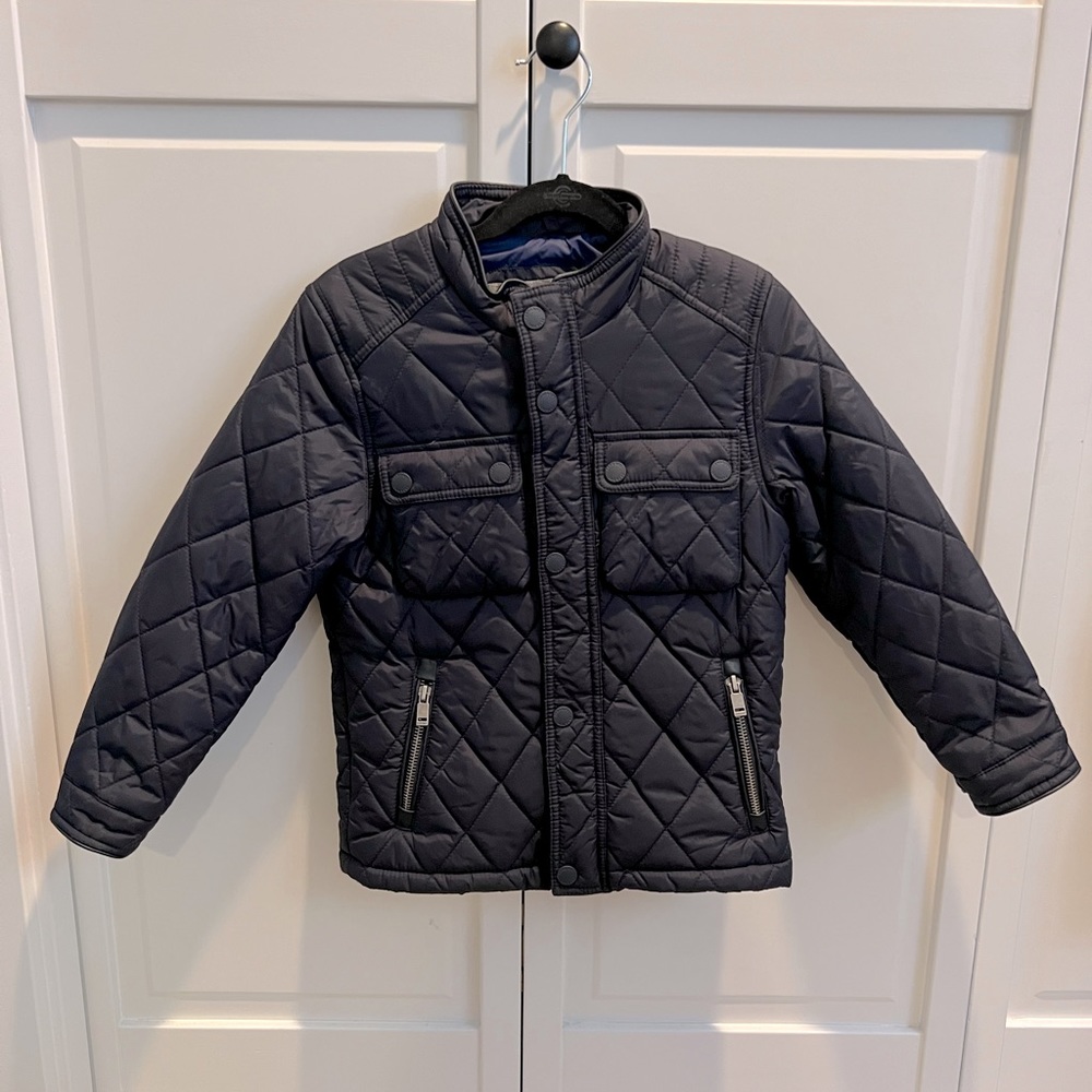 Navy Blue Zara Boy Collection Jacket